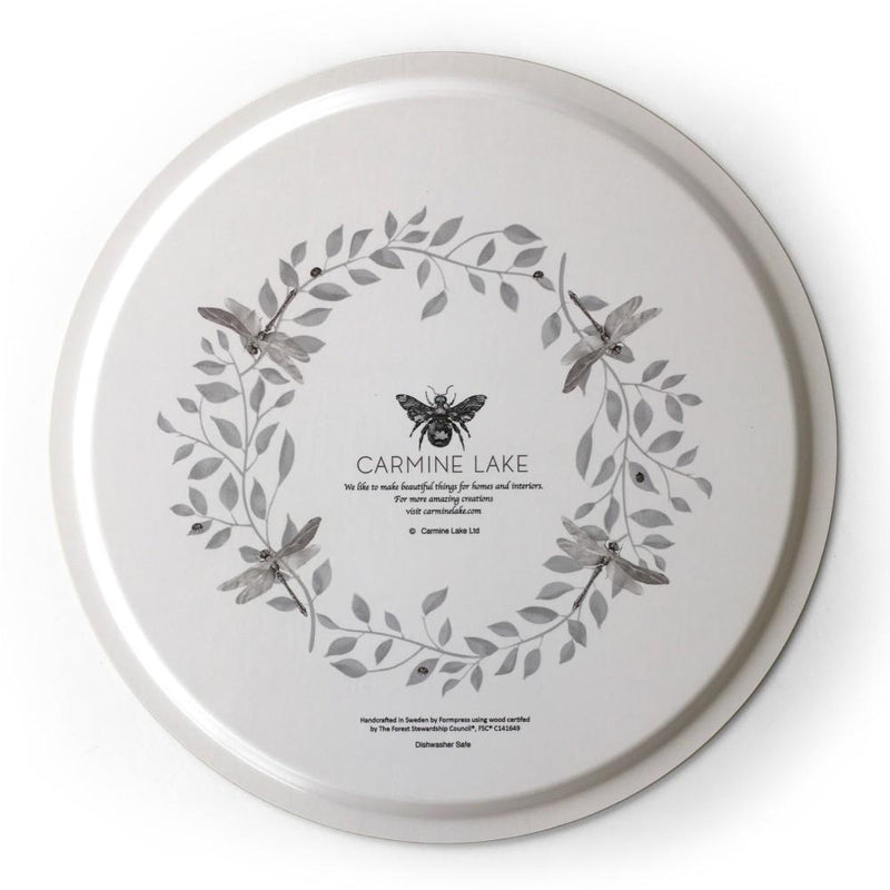 Round Birchwood Tray - Flora Botanicus Bubblegum