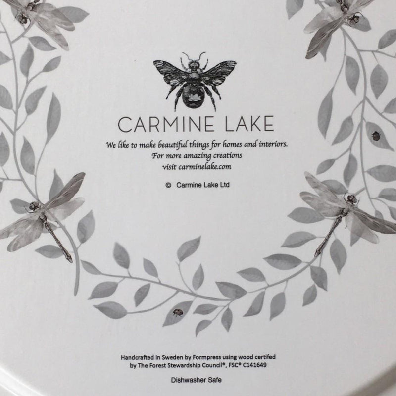 Round Birchwood Tray - Flora Botanicus Bubblegum