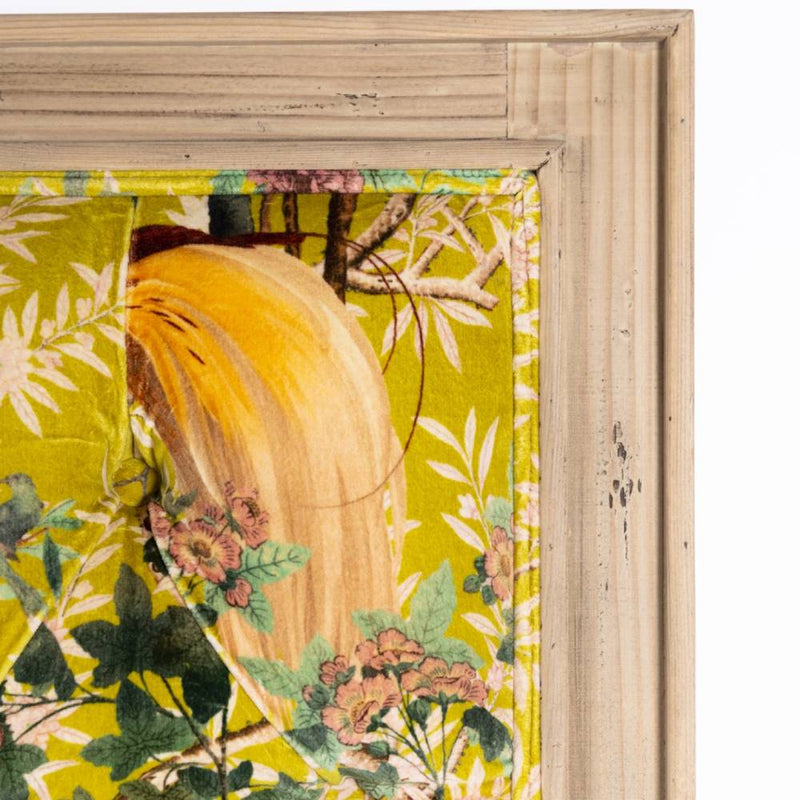 Royal Garden Green Velvet Fabric - MINDTHEGAP