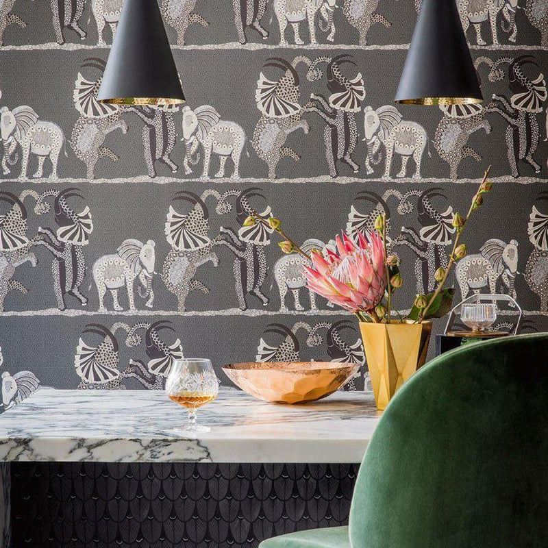 Safari Dance Wallpaper - Ardmore Collection - Cole & Son
