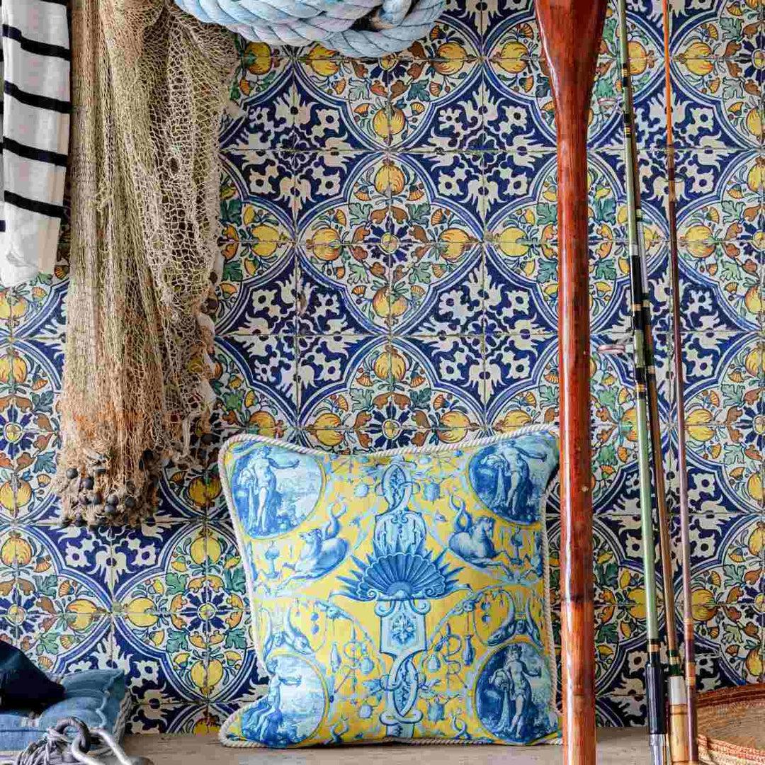 Sardegna Tiles Wallpaper - Set of 3 Rolls - MINDTHEGAP