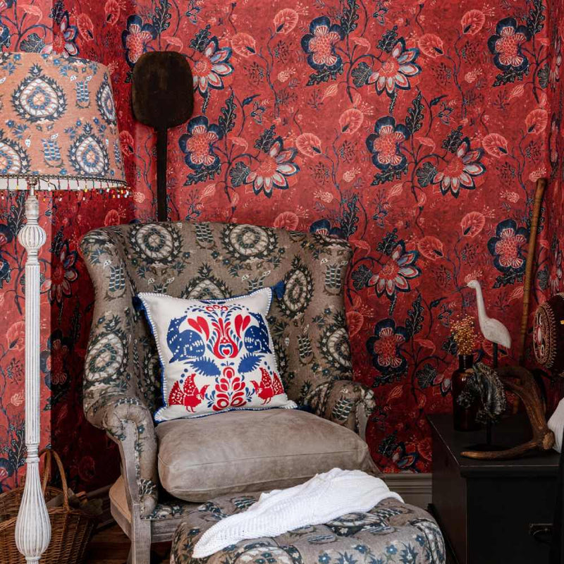 Saxon Tapestry Wallpaper - Set of 3 Rolls - MINDTHEGAP