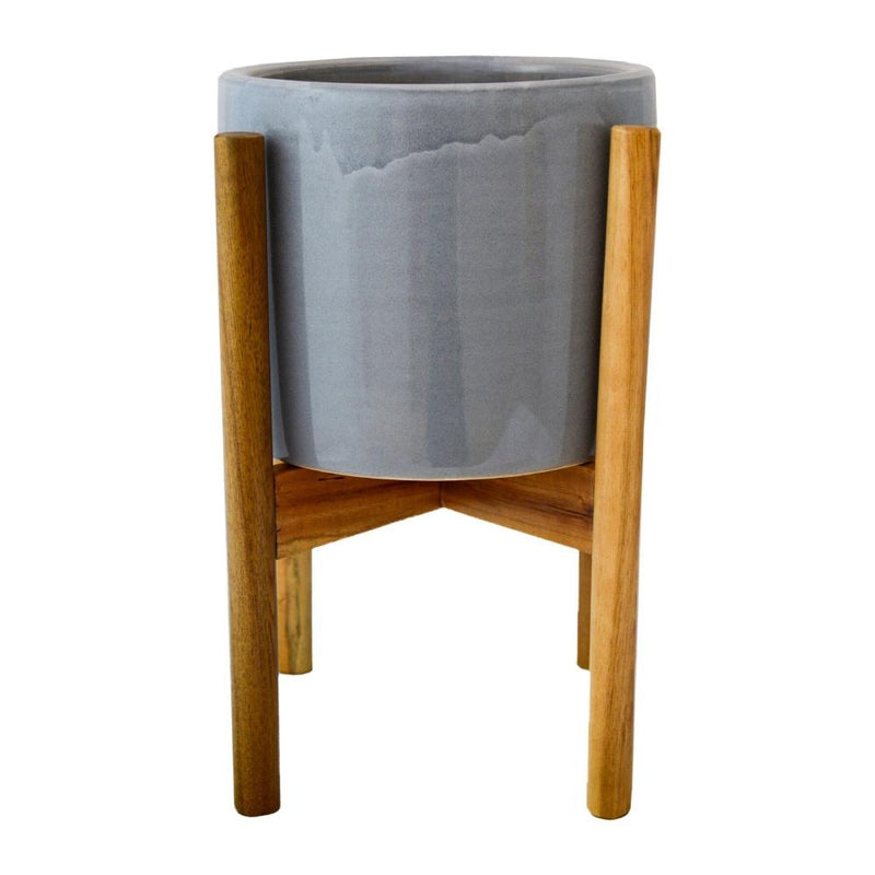 Scandi Wooden Plant Stand and Planter