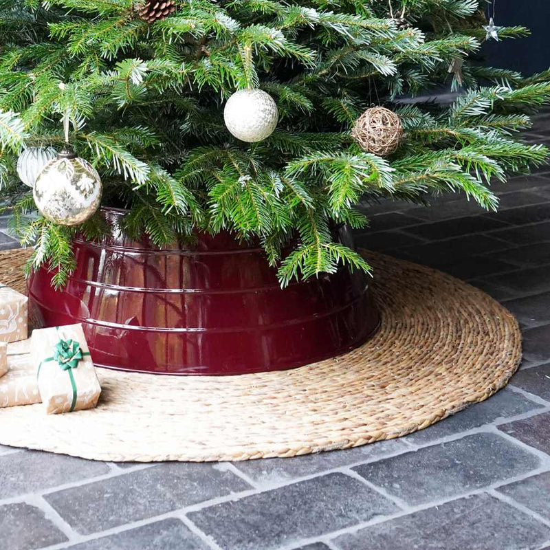 Seagrass Christmas Tree Mat - Natural