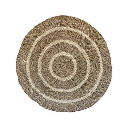 Seagrass Christmas Tree Mat - Spiral Natural