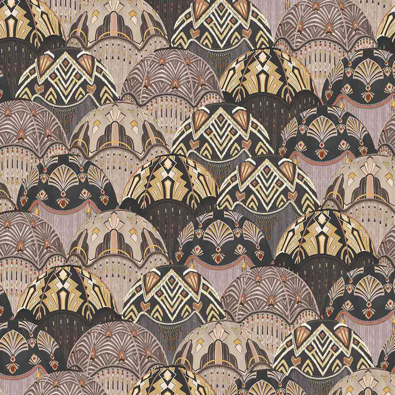 Silk Shades Wallpaper - Charcoal - Brand Mckenzie