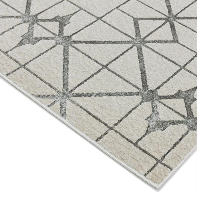 Silver Lattice Rug