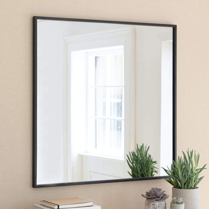 Slim Square Iron Wall Mirror