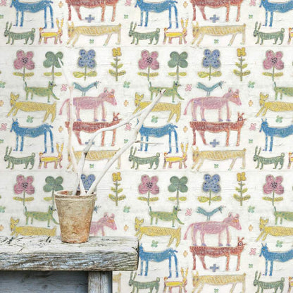 Stacked Animals Wallpaper - Set of 3 Rolls - MINDTHEGAP