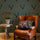 Stag Print Wallpaper - Teal - Graduate Collection
