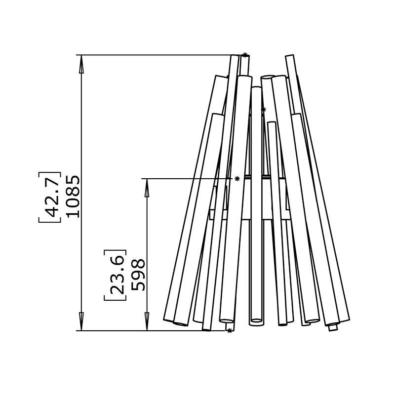 Stix 8 Bioethanol Fire Pit - EcoSmart Fire