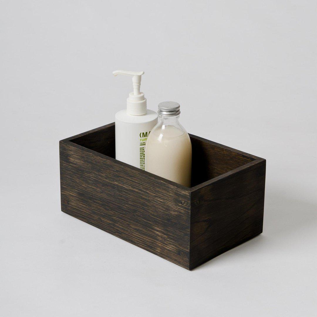 Storage Box Mezza Dark Oak