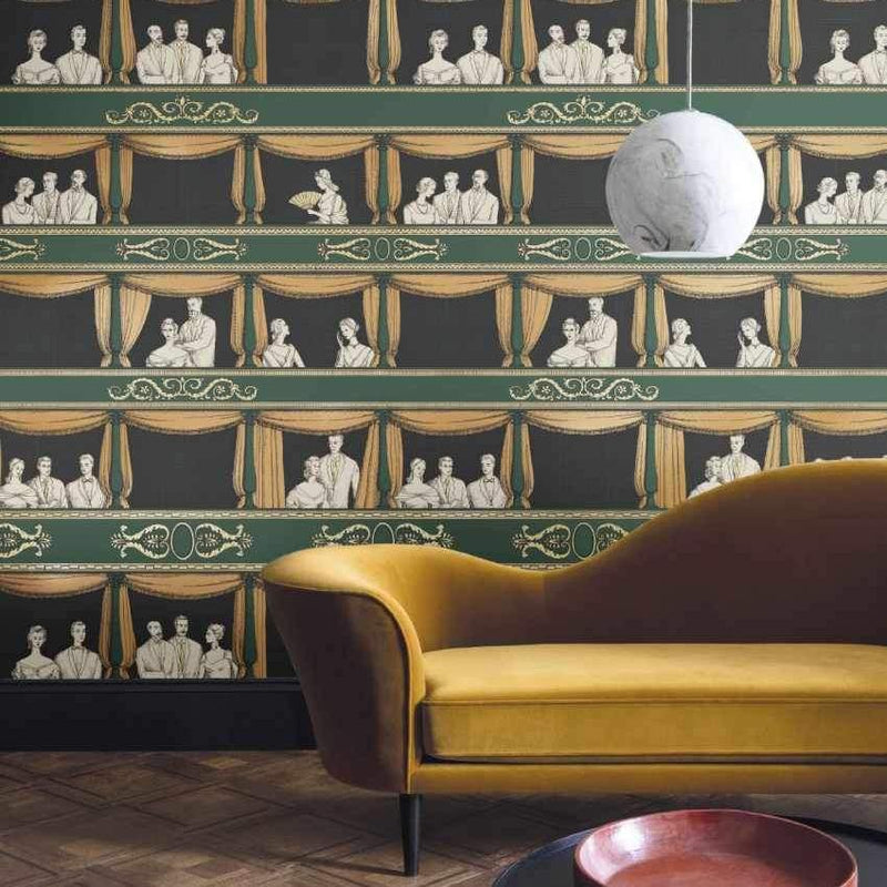 Teatro Wallpaper - Fornasetti Senzo Tempo Collection - Cole & Son