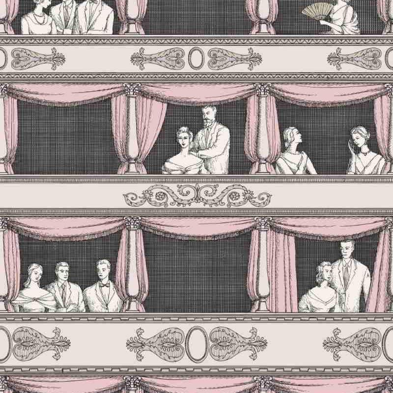 Teatro Wallpaper - Fornasetti Senzo Tempo Collection - Cole & Son