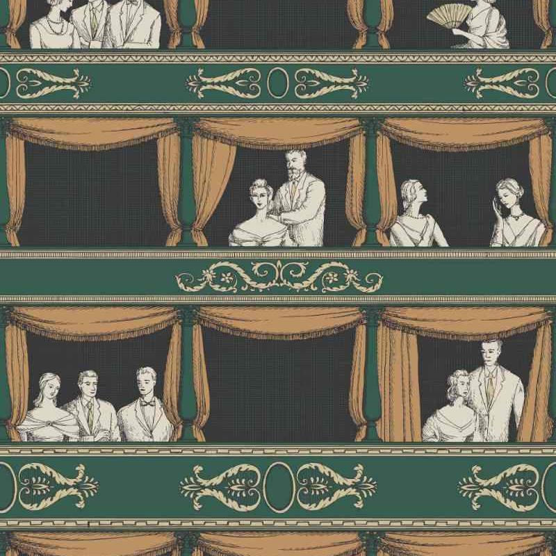 Teatro Wallpaper - Fornasetti Senzo Tempo Collection - Cole & Son