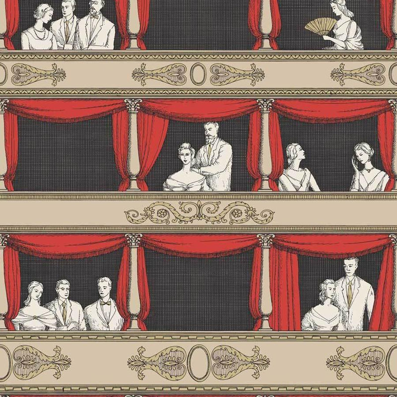 Teatro Wallpaper - Fornasetti Senzo Tempo Collection - Cole & Son
