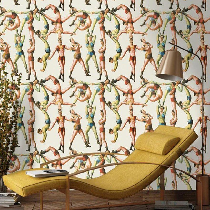The Acrobats Wallpaper - Set of 3 Rolls - MINDTHEGAP