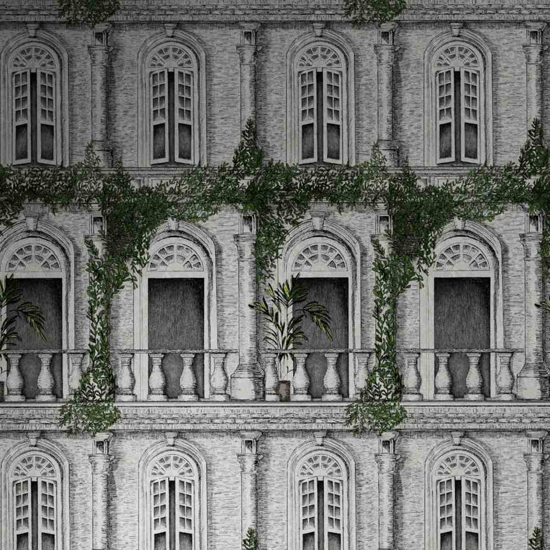 The Architecture Wallpaper - Green - Brand Mckenzie