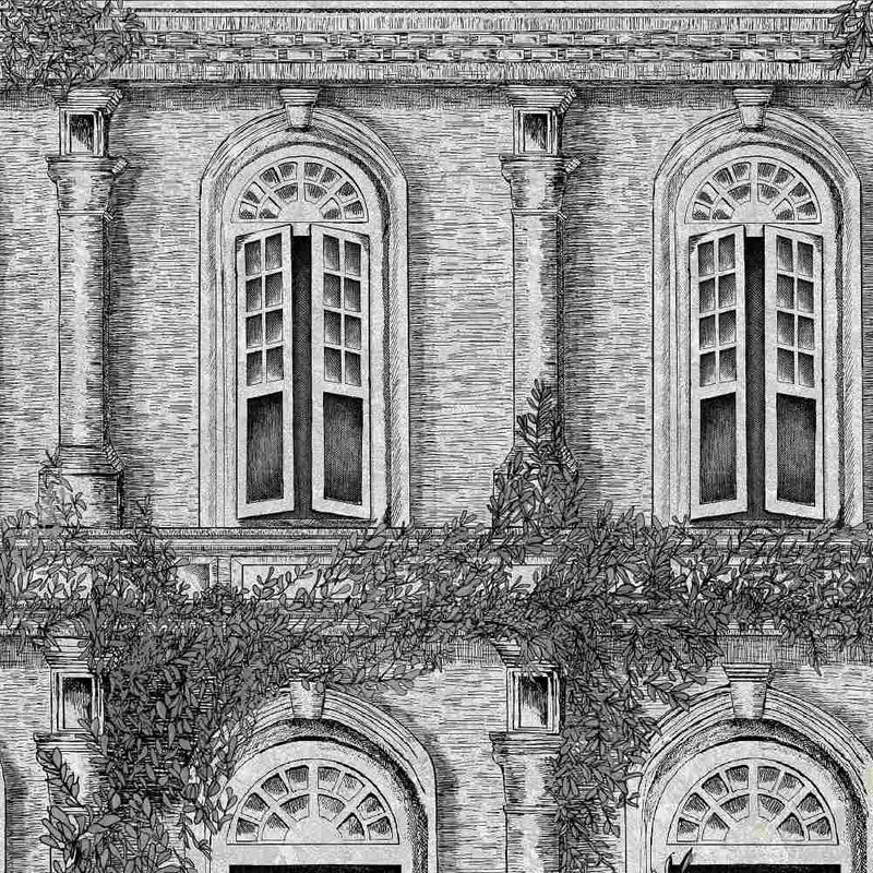 The Architecture Wallpaper - Grey - Brand Mckenzie