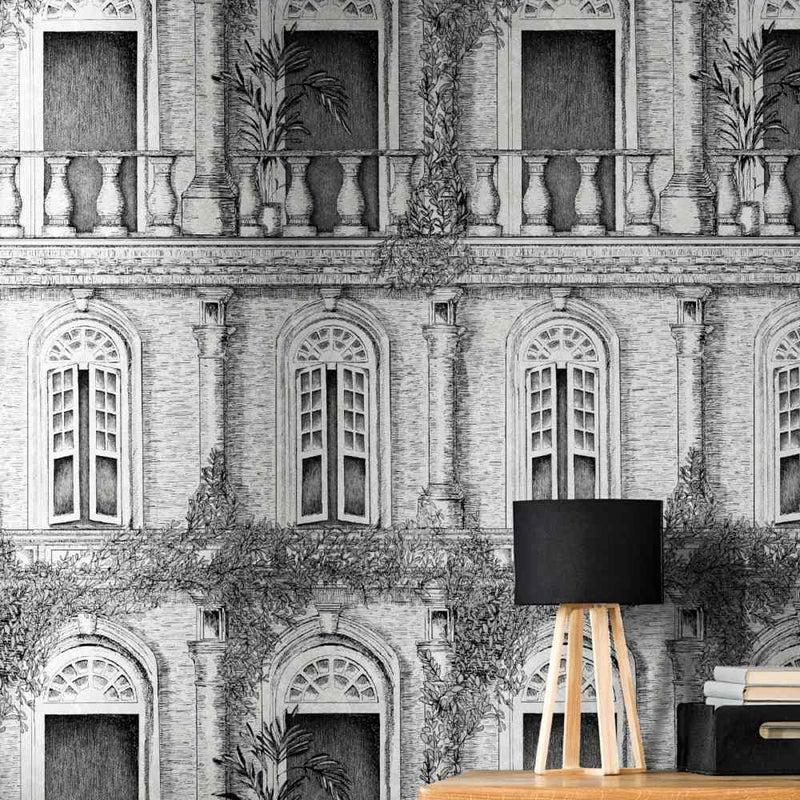 The Architecture Wallpaper - Grey - Brand Mckenzie