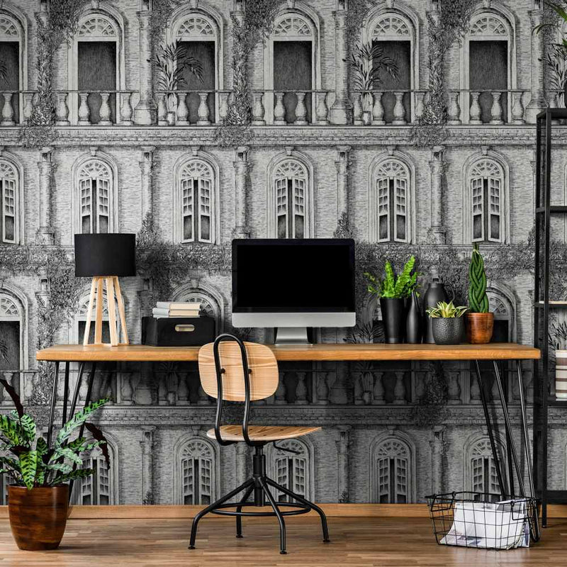 The Architecture Wallpaper - Grey - Brand Mckenzie
