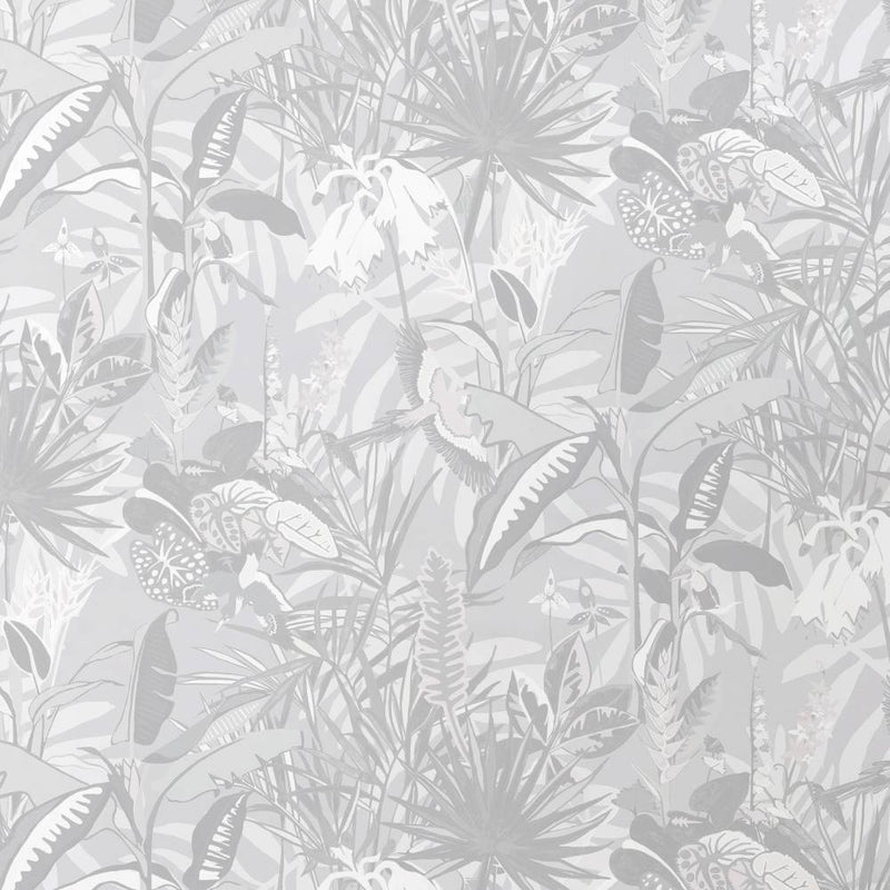 The Tropics Wallpaper - Stone Grey - Brand Mckenzie