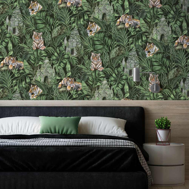 Tiger & Temple Wallpaper - Graduate Collection