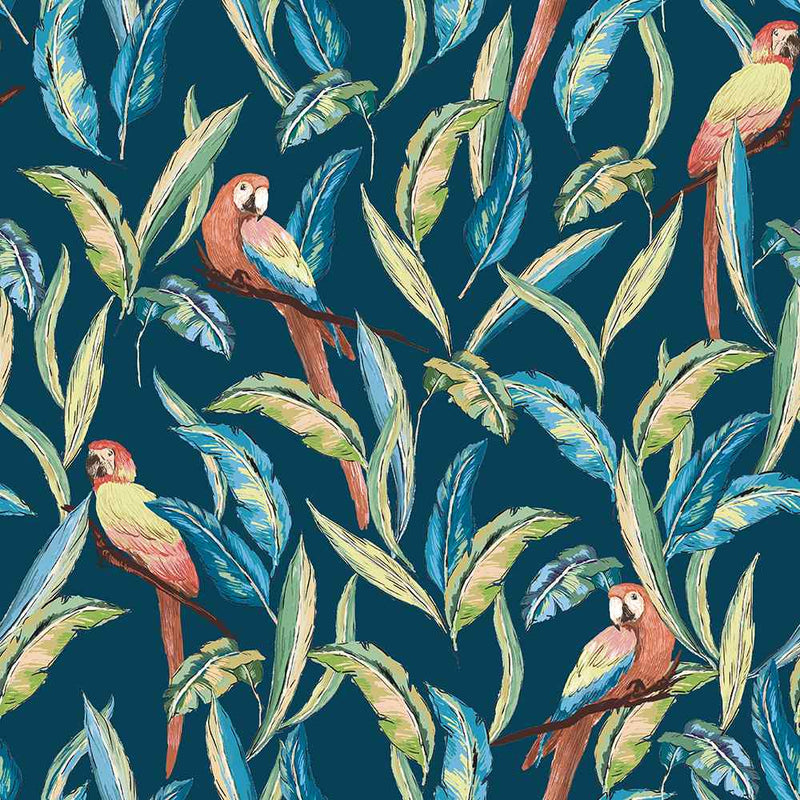 Tropical Parrot Wallpaper - Ohpopsi
