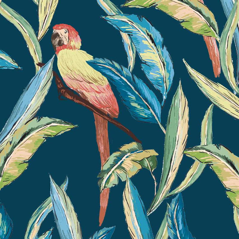 Tropical Parrot Wallpaper - Ohpopsi