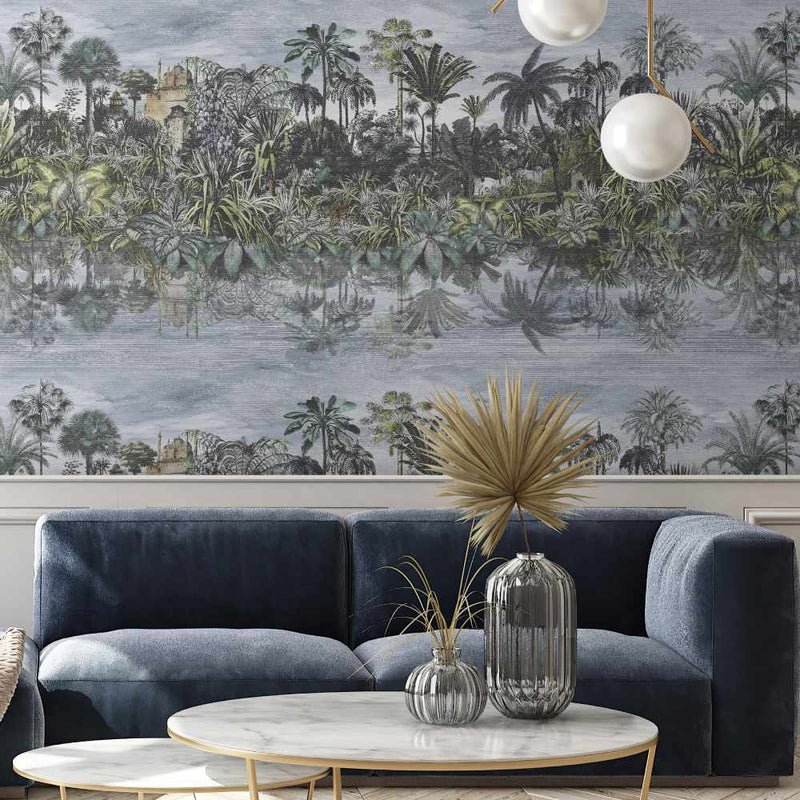 Tropical Reflections Wallpaper - Green - Brand Mckenzie