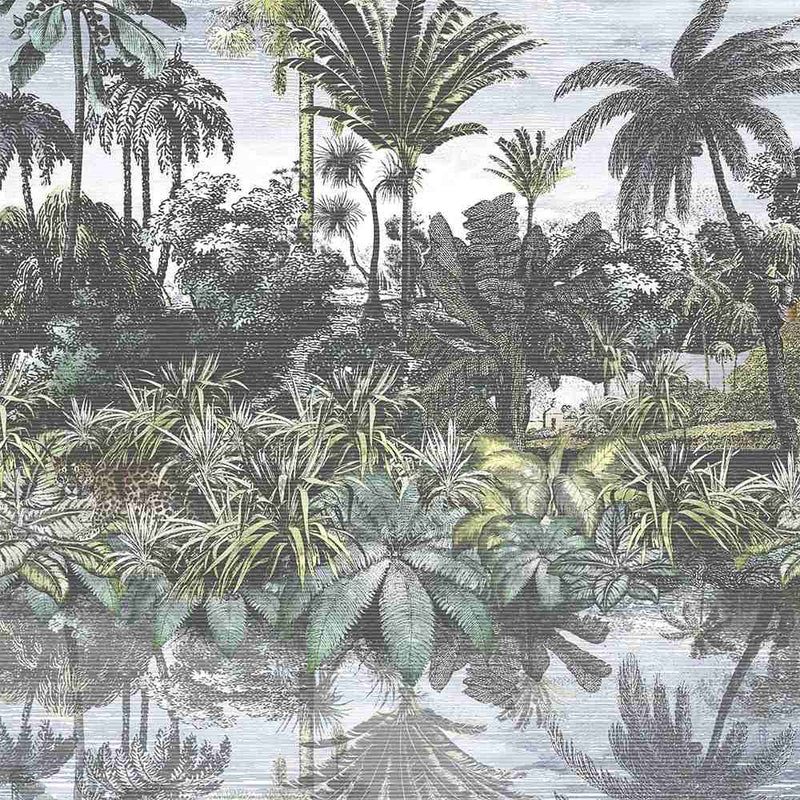 Tropical Reflections Wallpaper - Green - Brand Mckenzie