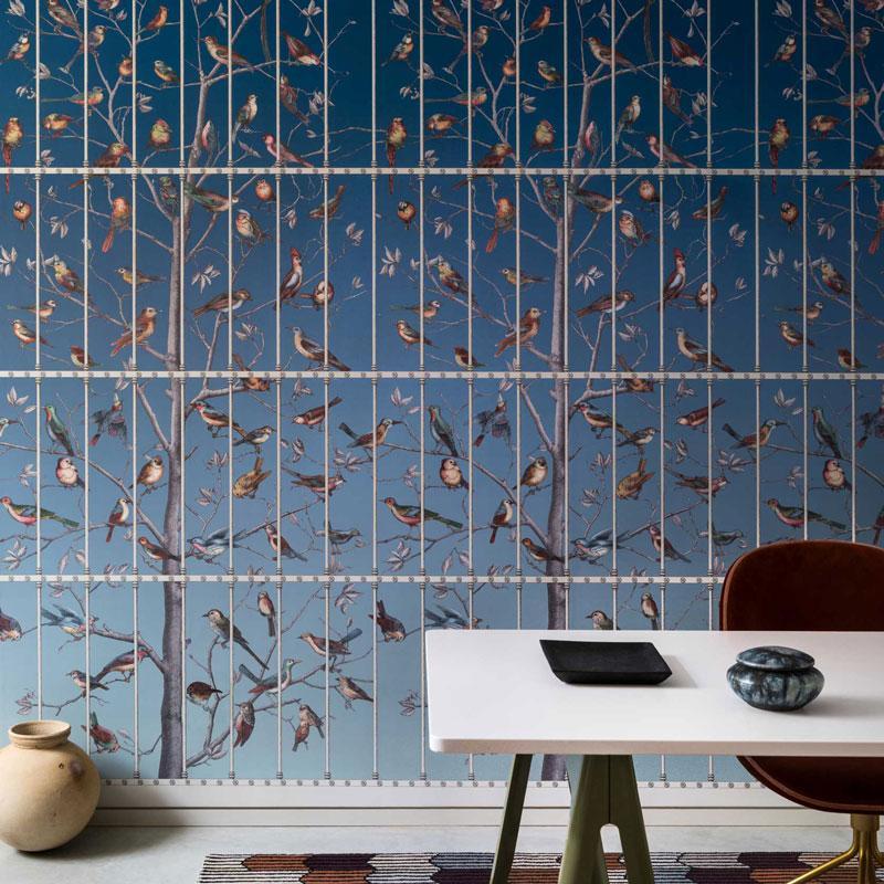 Uccelli Wallpaper - Fornasetti Collection - Cole & Son
