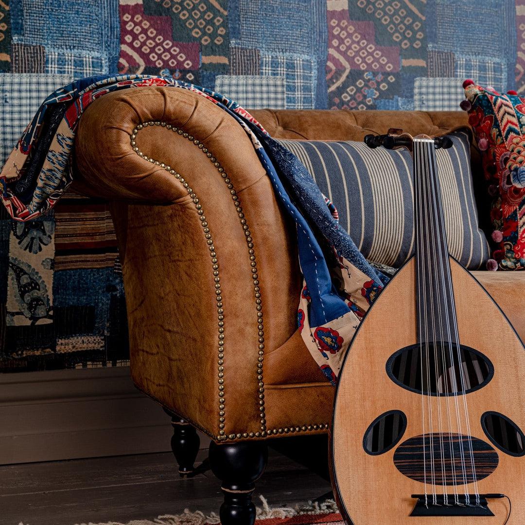 Vintage Brown Leather Chesterfield Sofa - Mind The Gap