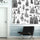 Visitorian Fashionista Wallpaper - Black & White - Graduate Collection