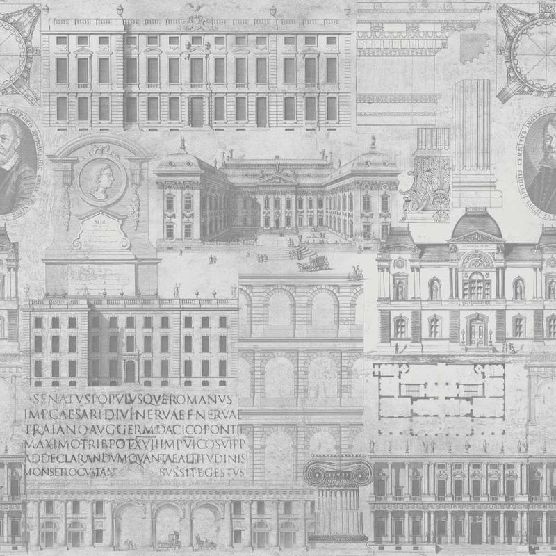 Vitruvius Wallpaper - Set of 3 Rolls - MINDTHEGAP