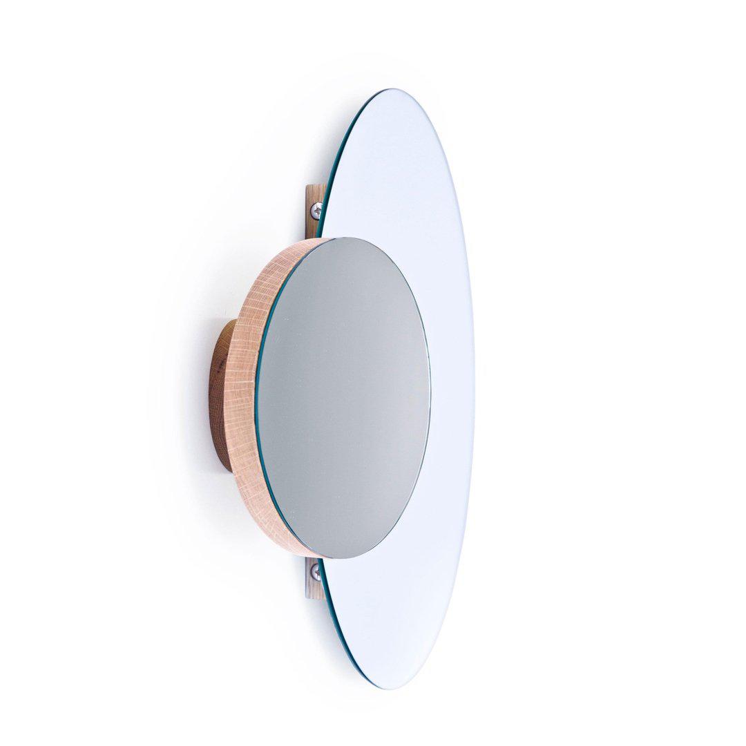 Wall Mirror Eclipse Oak