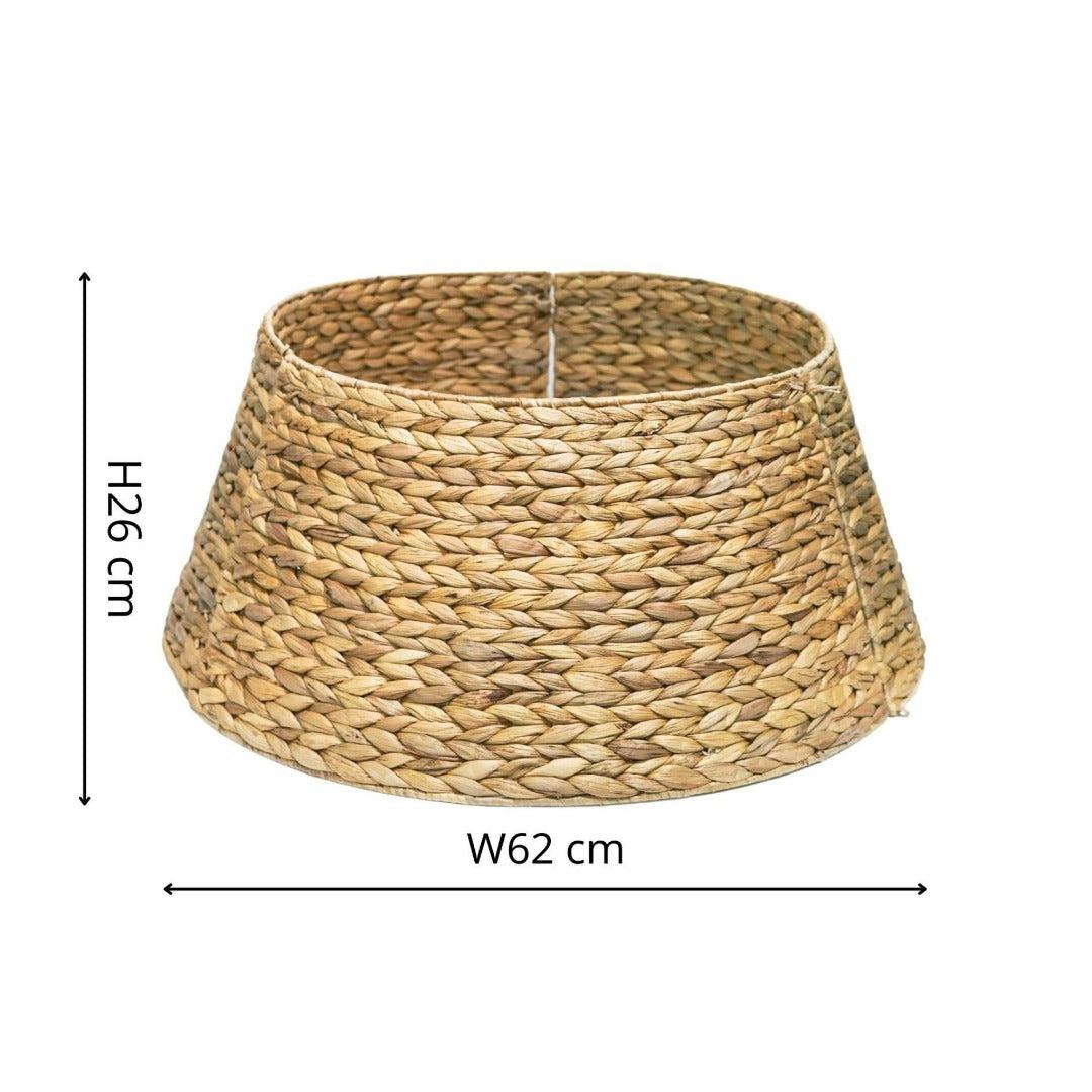 Water Hyacinth Foldable Round Tree Skirt