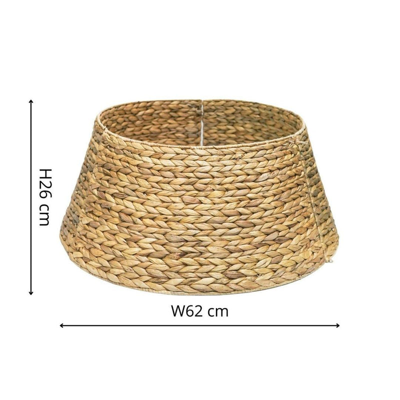 Water Hyacinth Foldable Round Tree Skirt