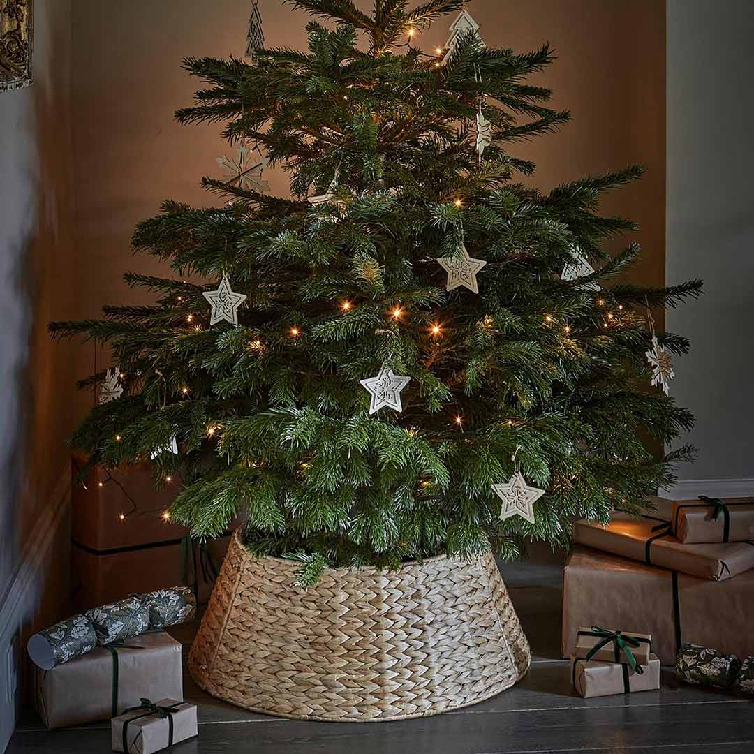 Water Hyacinth Foldable Round Tree Skirt