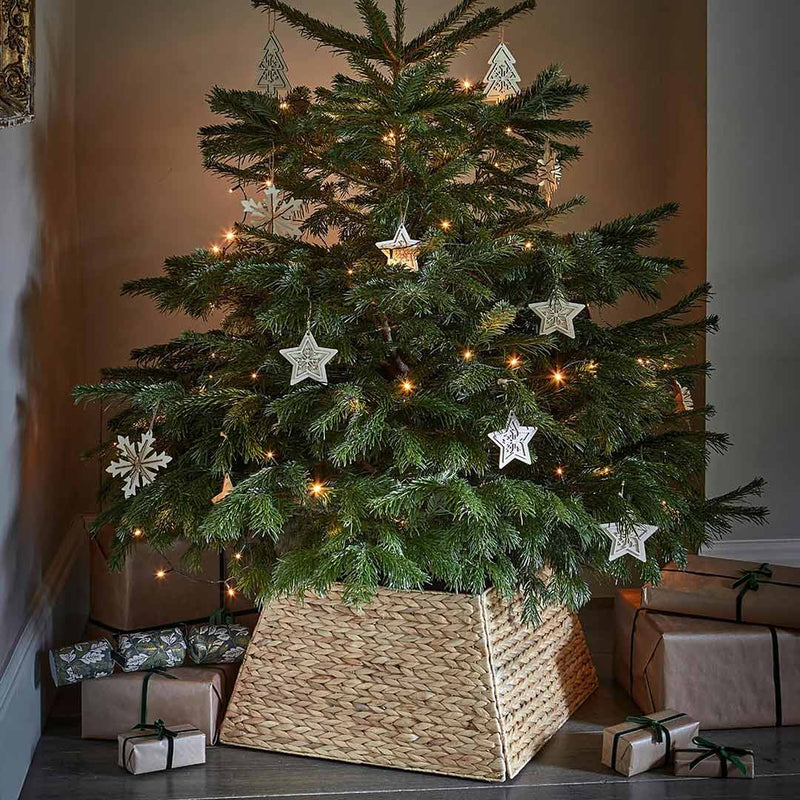 Water Hyacinth Foldable Square Tree Skirt