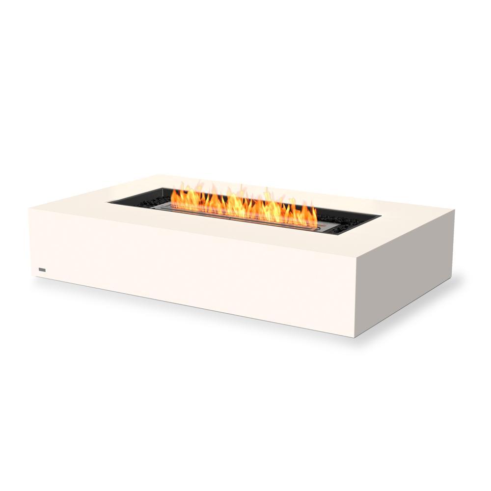 EcoSmart Fire Wharf 65 Fire Pit Table - Bone