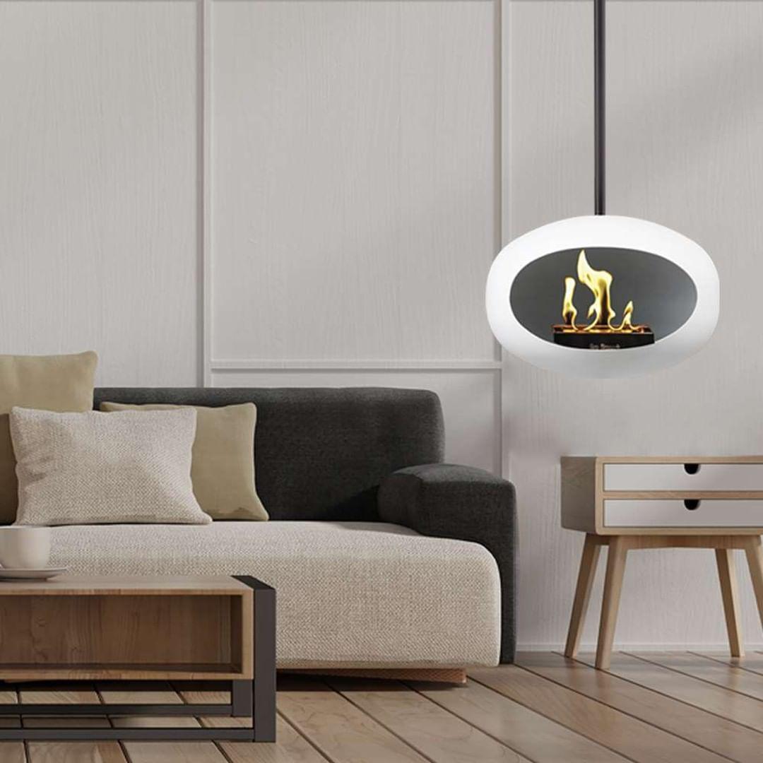 White Sky Bioethanol Fire - Le Feu