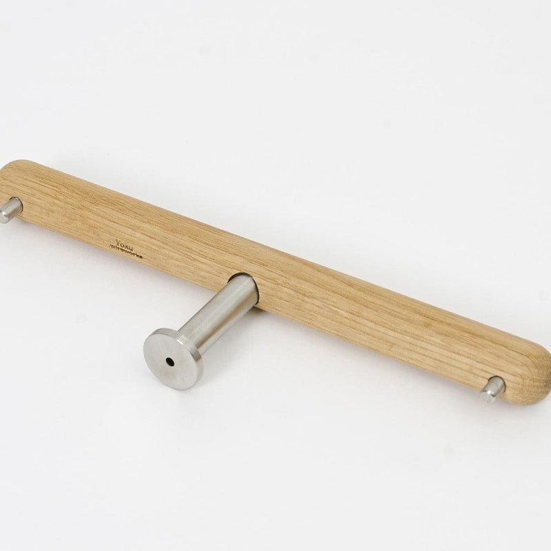 Yoku Double Toilet Roll Holder - Natural Oak