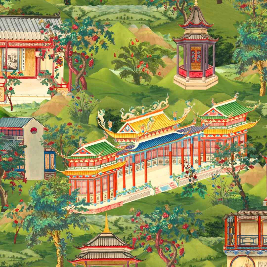 Yuyuan Wallpaper - Set of 3 Rolls - MINDTHEGAP