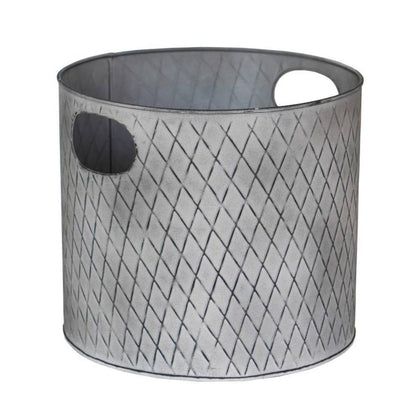 Zinc Indoor Christmas Tree Bucket