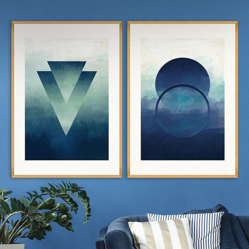 Abstract Ombre II Framed Wall Art - MINDTHEGAP