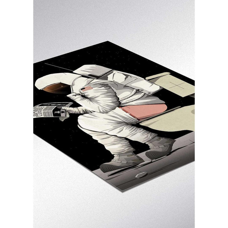 Astronaut on the Loo Print