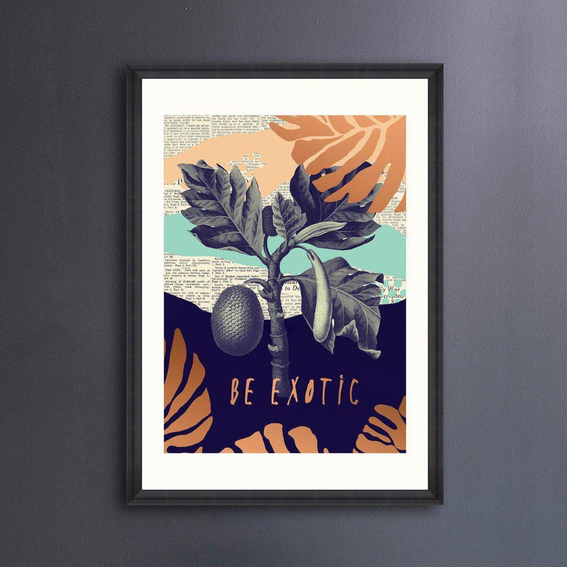 Be Exotic Framed Wall Art - MINDTHEGAP