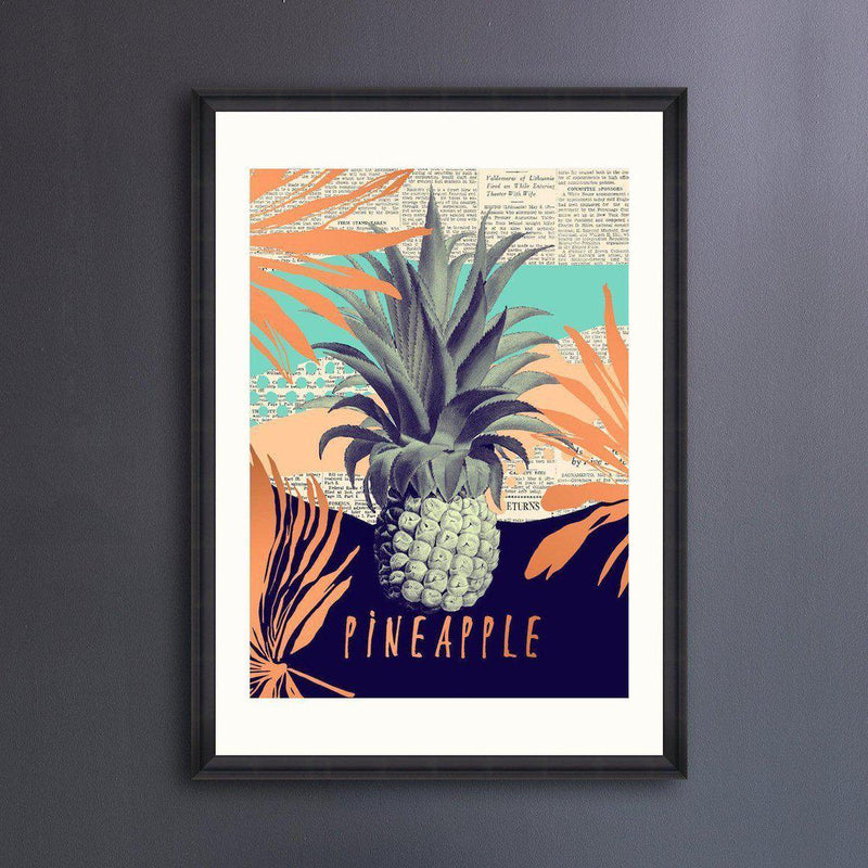 Be Pineapple Framed Wall Art - MINDTHEGAP