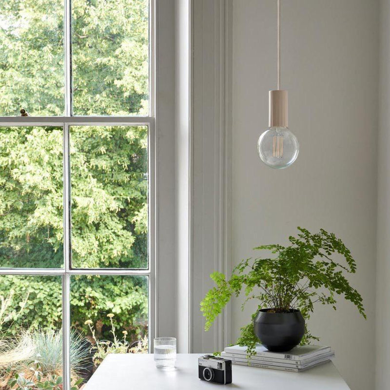 Case Pendant Light - Blush Pink